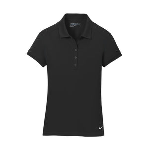 Nike Ladies Dri-FIT Solid Icon Pique Modern Fit Polo - Upper Hand Back