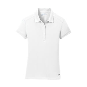 Nike Ladies Dri-FIT Solid Icon Pique Modern Fit Polo - Upper Hand Back